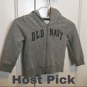 Boys size 3T Old Navy jacket gray navy